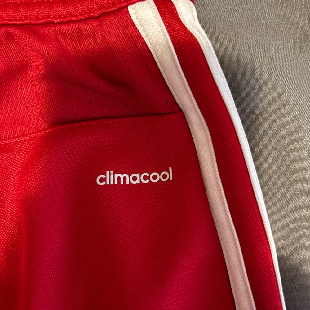 Adidas Men’s Bright Red Joggers - Picture 5 of 6